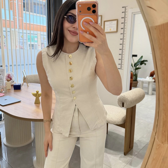 2 li natural denim takım
