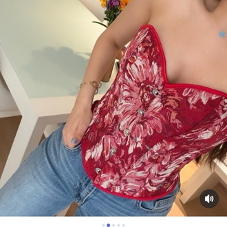 ithal korse kırmızı