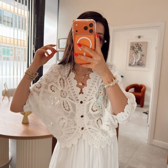 ithal kimono beyaz