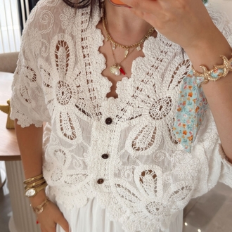 ithal kimono beyaz