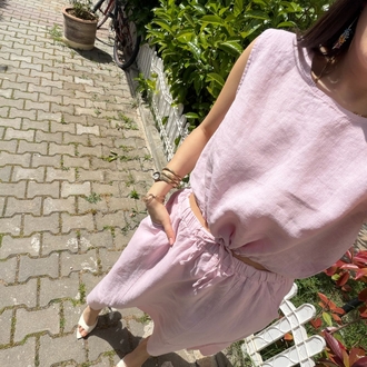 %100 ham keten takım pembe