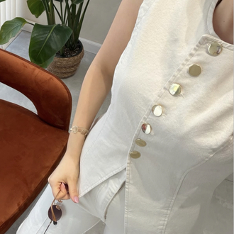 2 li natural denim takım