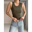 SIFIR KOL BASIC ATLET T-SHİRT %100PAMUK
