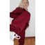 Bordo Hoodie Eşofman Takımı