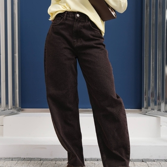 Baggy Kahve Jean