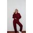 Bordo Hoodie Eşofman Takımı
