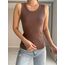 SIFIR KOL BASIC ATLET T-SHİRT %100PAMUK