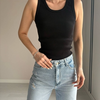SIFIR KOL BASIC ATLET T-SHİRT %100PAMUK