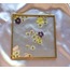 çerçevemiz 25x25 cm , malzeme cam ve pirinçten yapılmıştır.