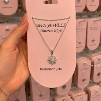 Silver Güneş Kolye
