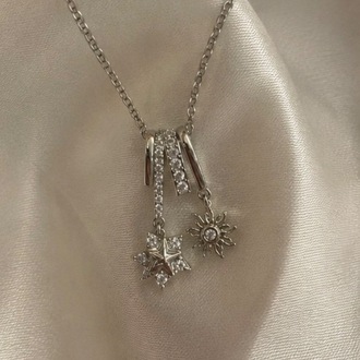Star-Sun Charm Kolye