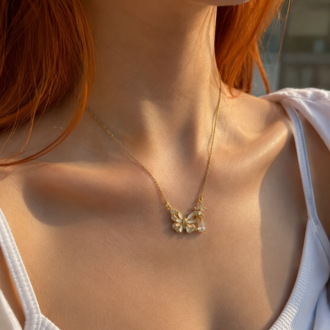 Bella Butterfly Kolye