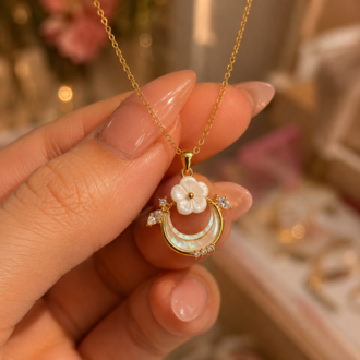 Gold Manolya Kolye