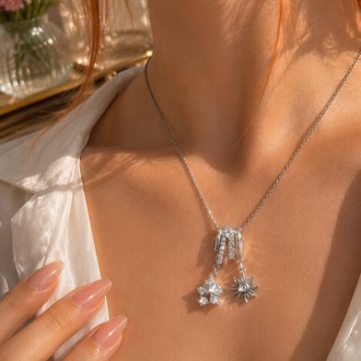Star-Sun Charm Kolye
