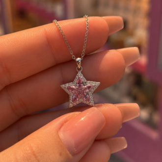 Pink Star Kolye