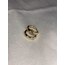gold taşlı halka küpe | xuping