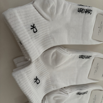 12 Çift Calvin Klein Beyaz Çorap