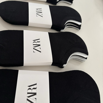 12 çift Zara Siyah Patik Çorap