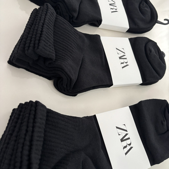 12 Çift Zara Orta Konç Çorap