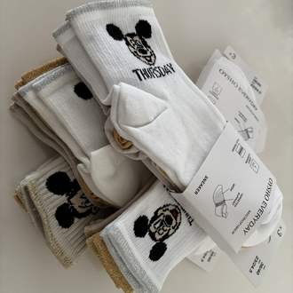 12 Çift Oysho Everyday Mickey Mouse Çorap