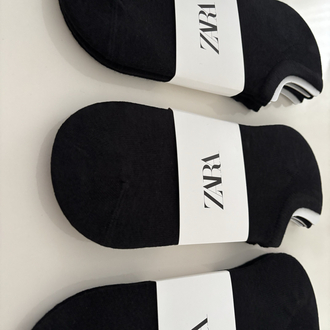 12 çift Zara Siyah Patik Çorap
