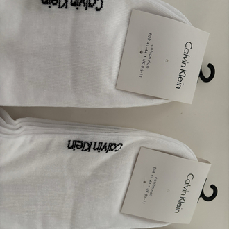 12 Çift Calvin Klein Beyaz Çorap