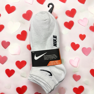 Nike 36-40 Beden 3 Çift Kısa Beyaz çorap