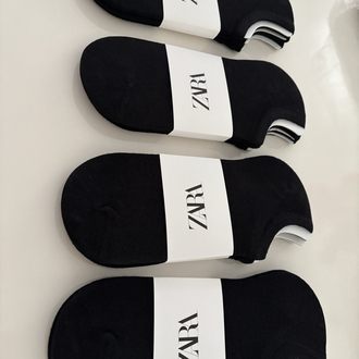 12 çift Zara Siyah Patik Çorap
