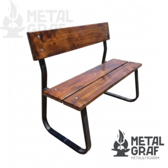 Metalgraf metal bank çift kişilik bnm1k