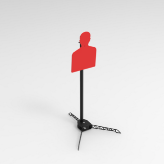 Siluet Çelik Hedef (Metal Tripod Ayak)