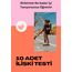 10 Adet İlişki Testi