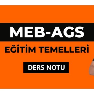 (MEB AGS) PSİKOLOJİK ve EKONOMİK TEMELLER