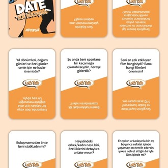 Tanışalım Mı Date Ilk Buluşma 100 Soru Romantik Sevgili Konuşma Kartı
