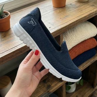 Ortopedik Hafıza Taban Günlük Ayakkabı - Lacivert PD03
