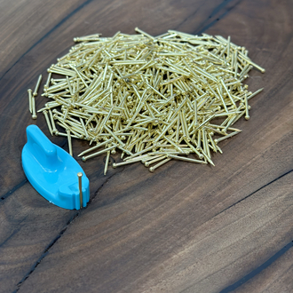 Top baş flografi çivisi gold