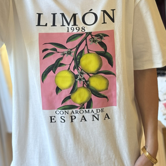Limon Baskılı Tshirt