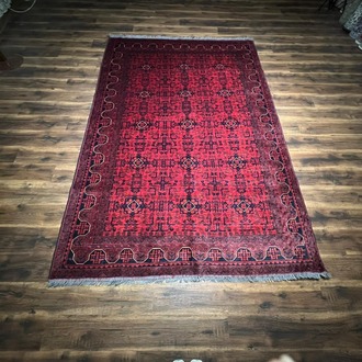 Afgan Kunduz 200 x 288 El Dokuma Halı 