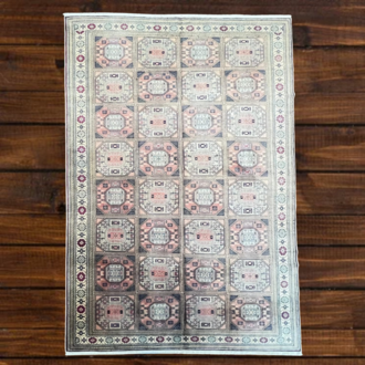 Kayseri Geometrik Panel Motifli 293 x 194 El Dokuma Halı 