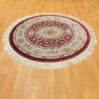 Yuvarlak Madalyon Desenli 150 x 150 CM İpek Halı