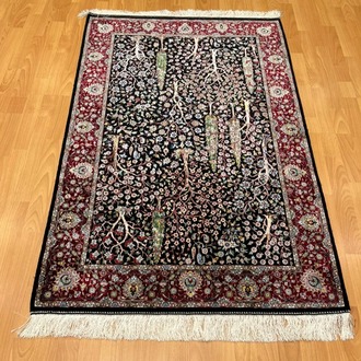 Lüks Pers Bahçesi 100 x150 CM İpek Halı