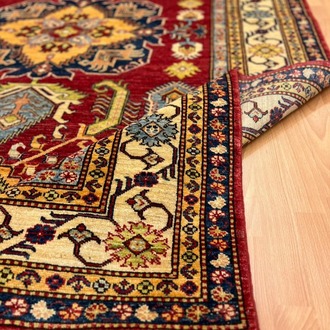 Şirvan 257 X 175  Geometrik Yıldız Motifli El Dokuma Halı 