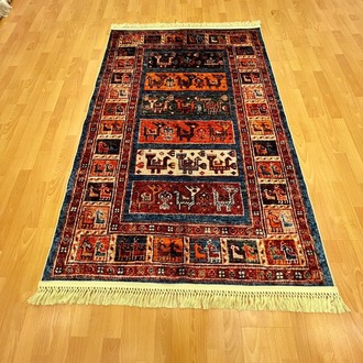  Otantik Hayvan Figürlü 160 X 230 Dijital Baskı Halı