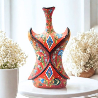 Dekoratif Seramik Kaftan Model Çini Vazo