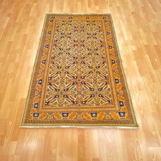 Kayseri Şah Abbas Çiçek Desenli 173 x 116 El Dokuma Halı 