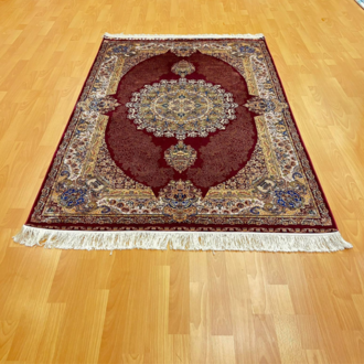 Büyük Madalyon Desenli Lüks 120 x 180 CM İpek Halı