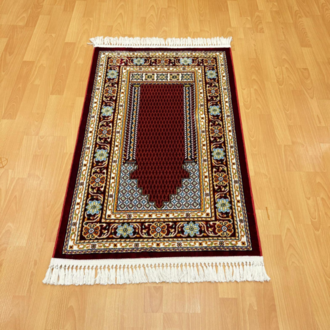 Lalezar Yünlü Seccade Bordo