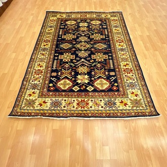 Şirvan Geometrik Yıldız ve Çark Motifli 223 x 177 El Dokuma Halı