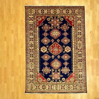 Şirvan Türkmen Gülü Motifli 225 x 166 El Dokuma Halı