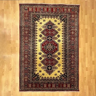 Şirvan  Geometrik Madalyonlu 242 x 170 El Dokuma Halı 