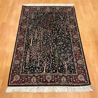Lüks Pers Bahçesi 100 x150 CM İpek Halı